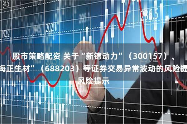 股市策略配资 关于“新锦动力”（300157）、“海正生材”（688203）等证券交易异常波动的风险提示